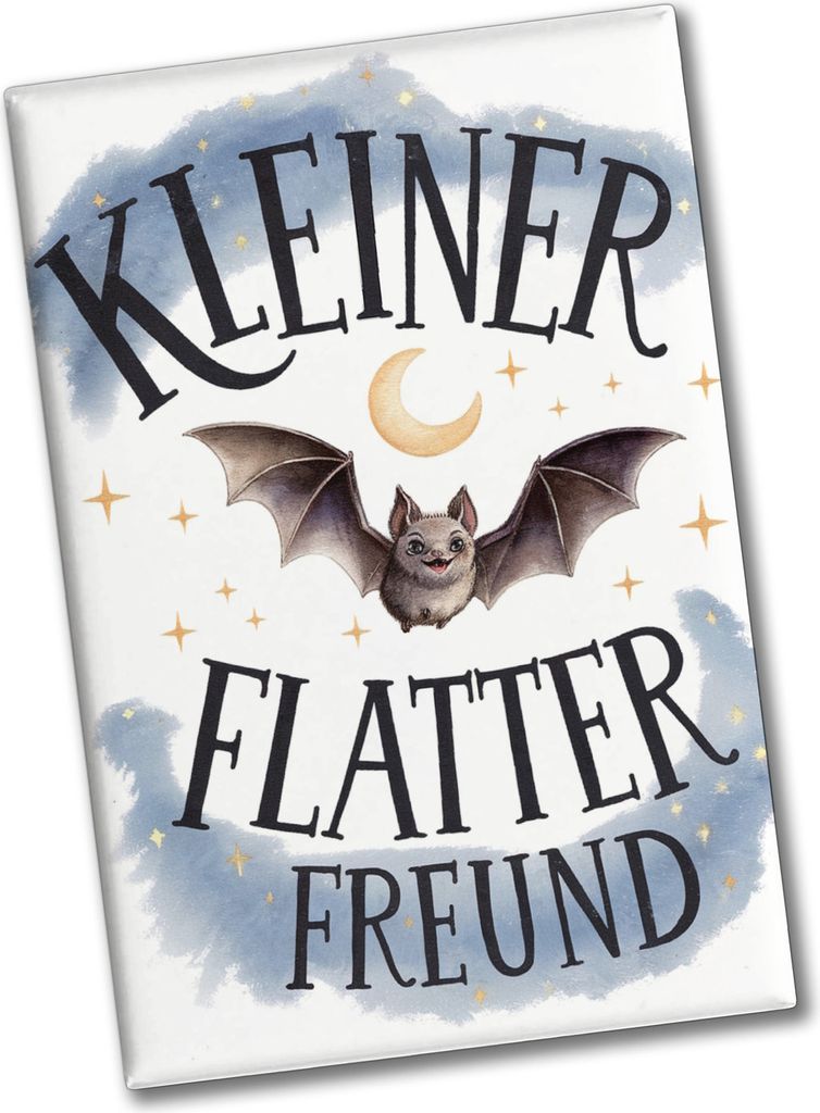 Kleiner Flatterfreund Fledermaus Souvenir Souvenir Magnet
