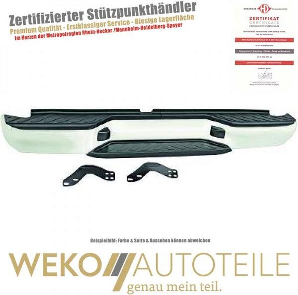 Stoßstange hinten chrom für Nissan Navara D40 Baujahr Produktbild 
