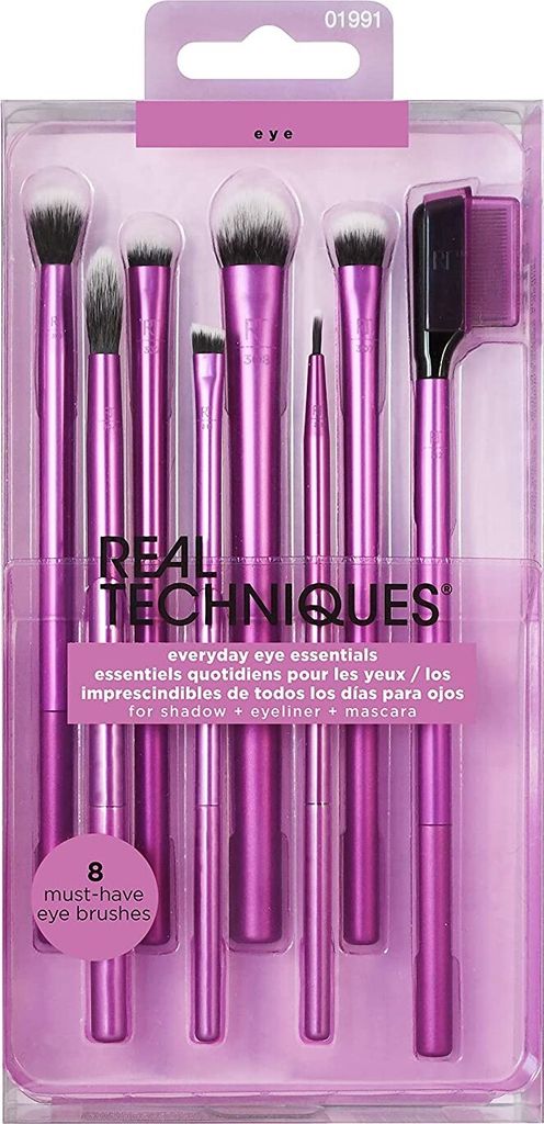 Real Techniques Pinsel Set Kosmetik Everyday Eye Perfekt präzises Schminken Make up