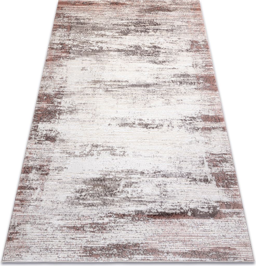 Teppich CORE W9775 Rahmen, schattiert - Struktur zwei Vliesebenen, beige / rosa Rosa 160x220 cm