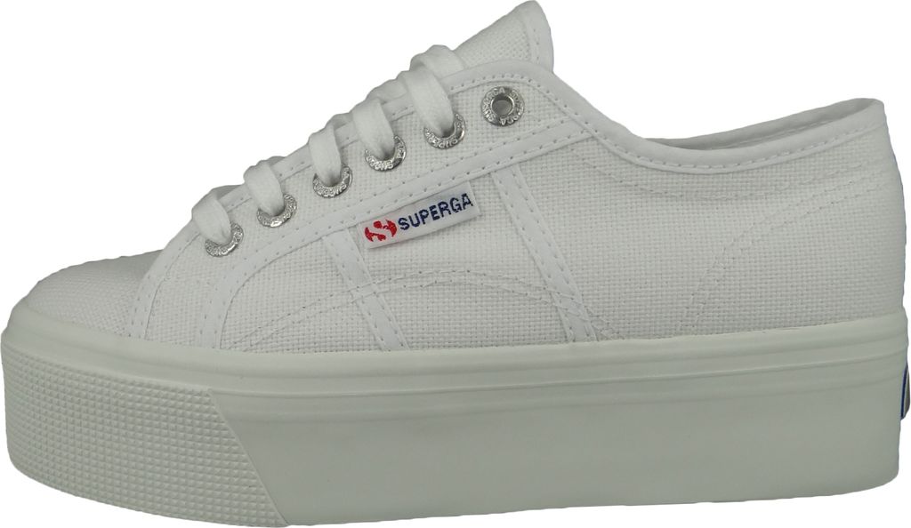 Superga 2790 Cotu Frauen Schnürung Segeltuch Plattform Produktbild 7
