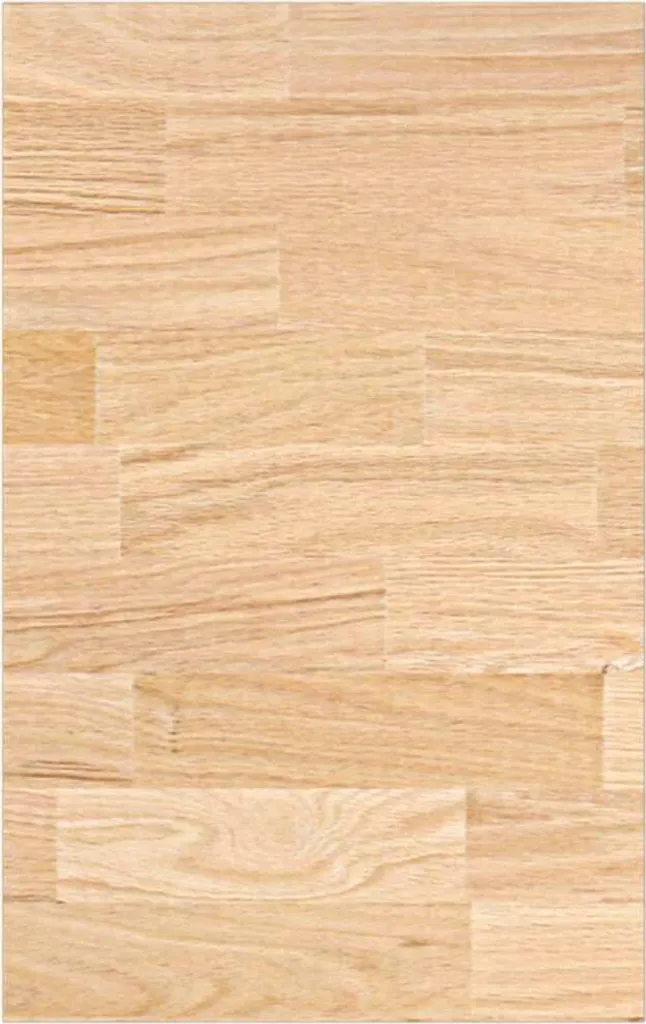 Plan de travail de cuisine rectangulaire en bois véritable chêne massif