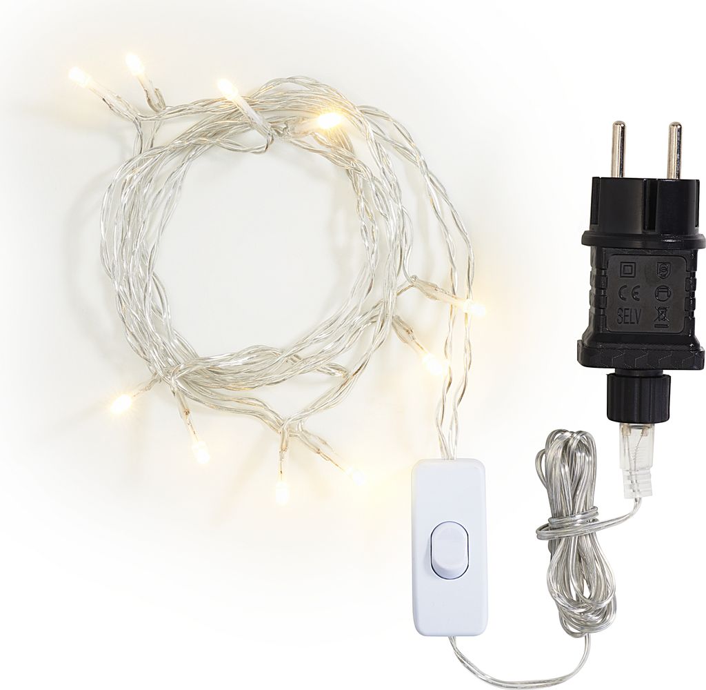 VBS LED-Lichterkette mit Schalter, Kreisschaltung, 10 LEDs Produktbild 