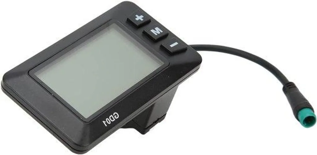Écran LCD Étanche IP65 pour Trottinette, Interface 5 Broches Noire