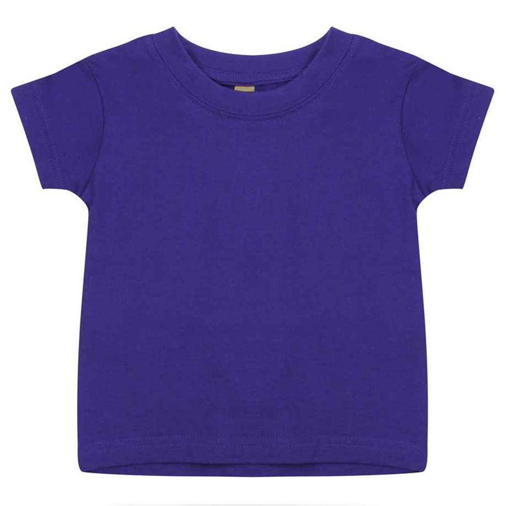 Larkwood - T-Shirt Rundhalsausschnitt für Baby LT5937 (68) (Violett)