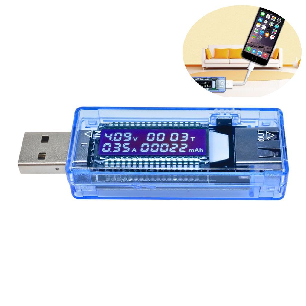 USB Multimeter Strommessgerät Voltmeter Spannungsmesser Tester Detektor,