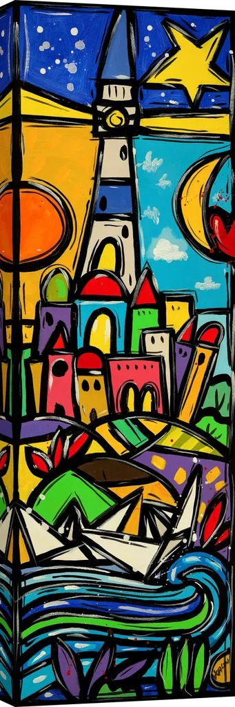 Relooker un mur vide avec la peinture paysage coloré Wallas 100 x 35 cm