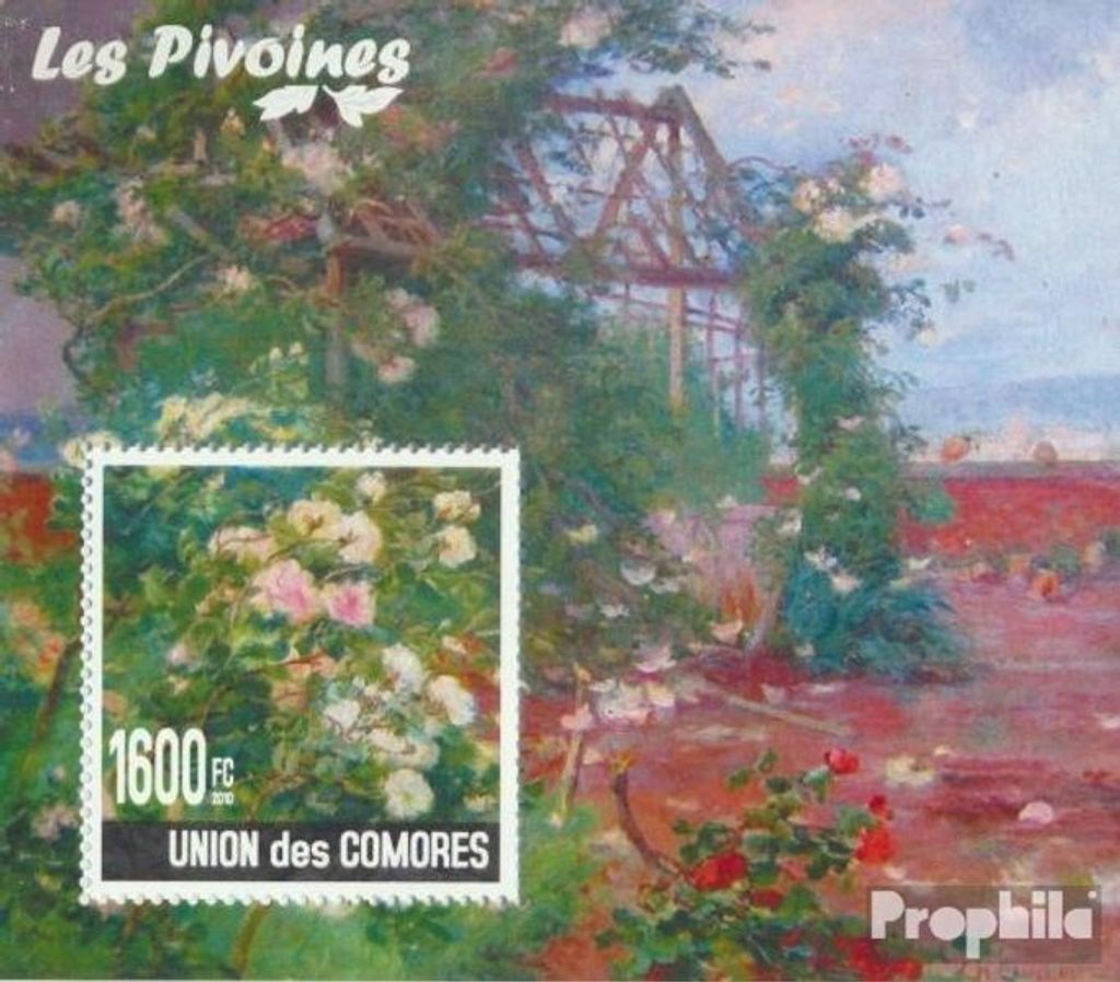Briefmarken Komoren 2010 Mi Block 559 (kompl. Ausg.) postfrisch Blume Chinas