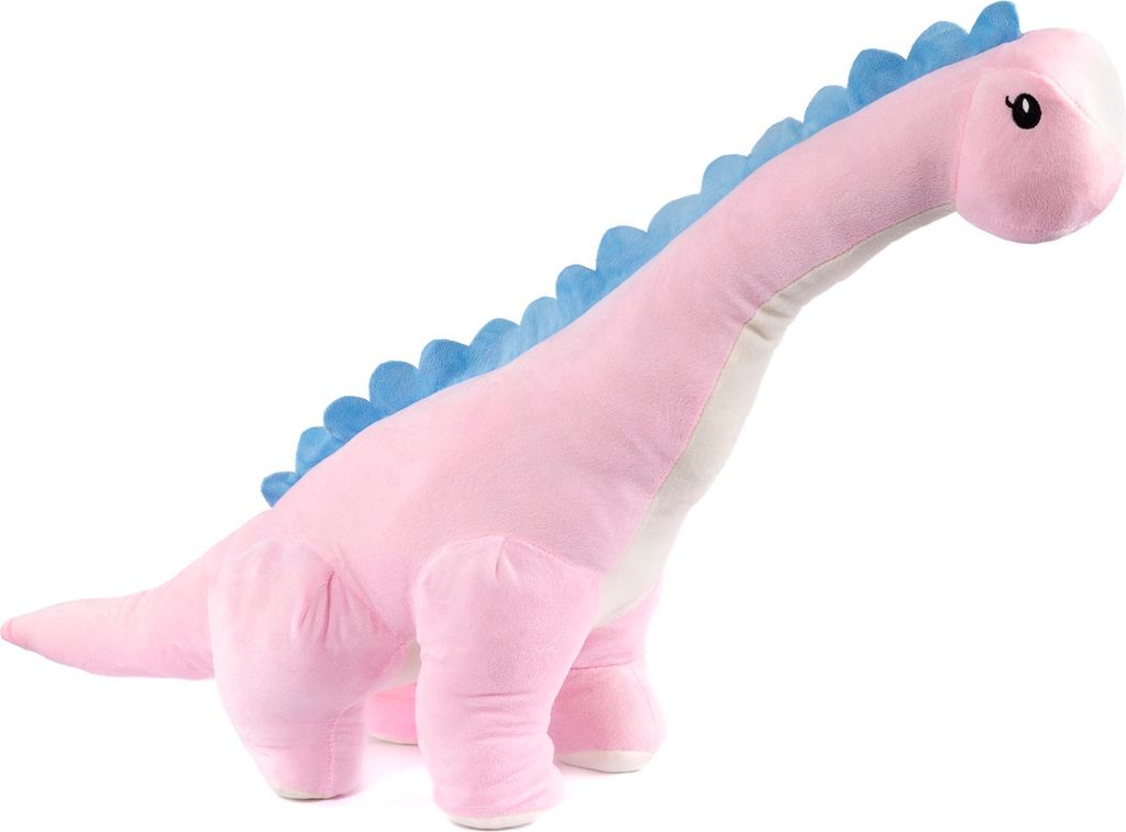 Gustaw Dino Tobi - Kuscheltier Groß XXL (Rosa, 110cm), Dinosaurier Gross Plüschtier Spielzeug Stofftier Plüschtier Dekoration.