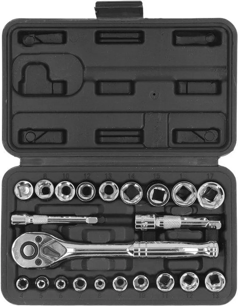 Jeu de clés de réparation automobile : 22 outils à cliquet pour mécanique