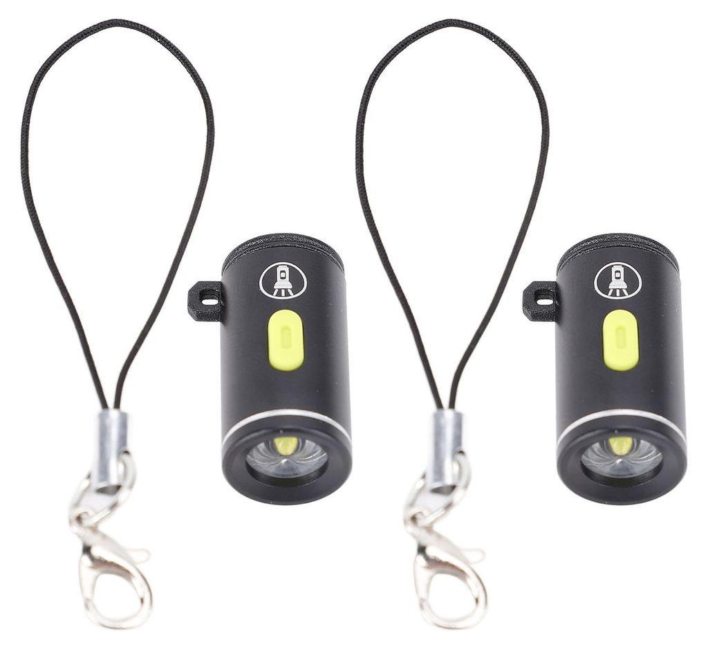 2 Stück kleine USB-LED-Lampen, Taschenlampen, Typ-C-betrieben, kompatibel mit Power Bank, Laptop, Handy-Ladegerät für Camping, Notfall, Hundespa...