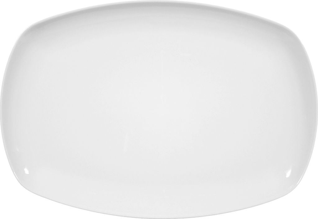 Servierplatte eckig 31 x 21 cm - Seltmann Weiden Lido weiß uni 3