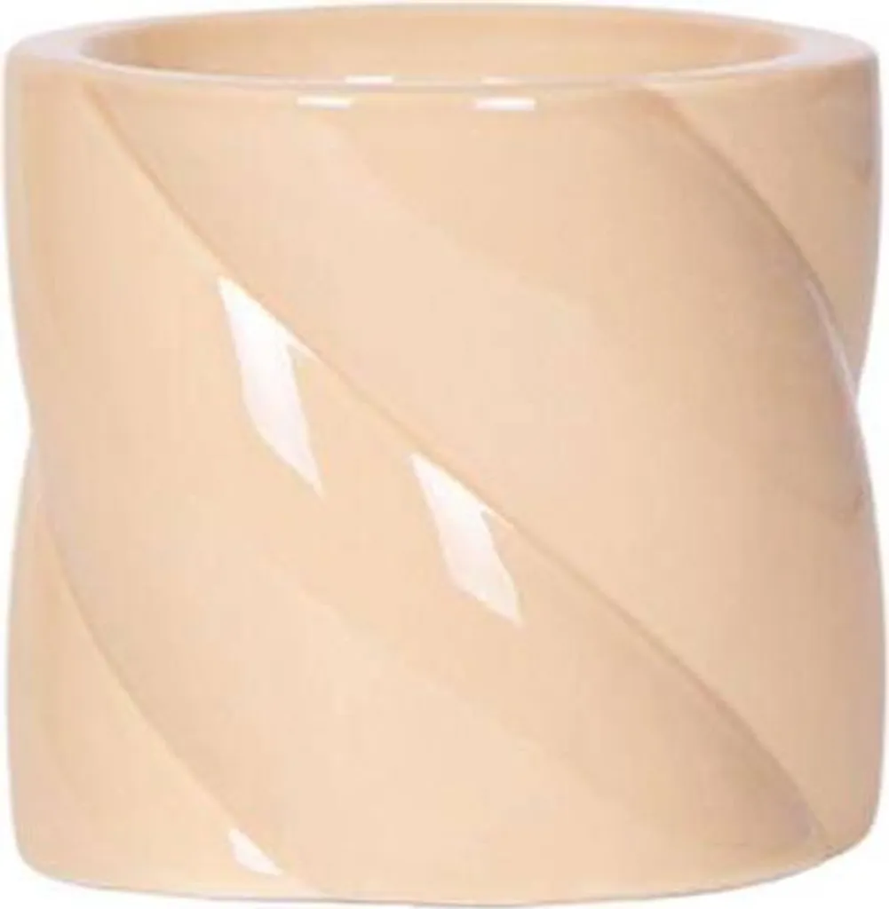 Pot de fleurs en céramique pêche Ø 9 cm - Cache-pot moderne intérieur
