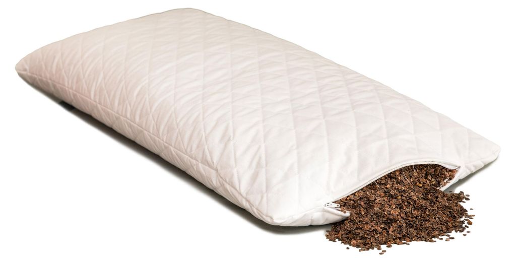 Bio-Buchweizenkissen 40x80cm Steppware weiß, direkt befüllt Produktbild 