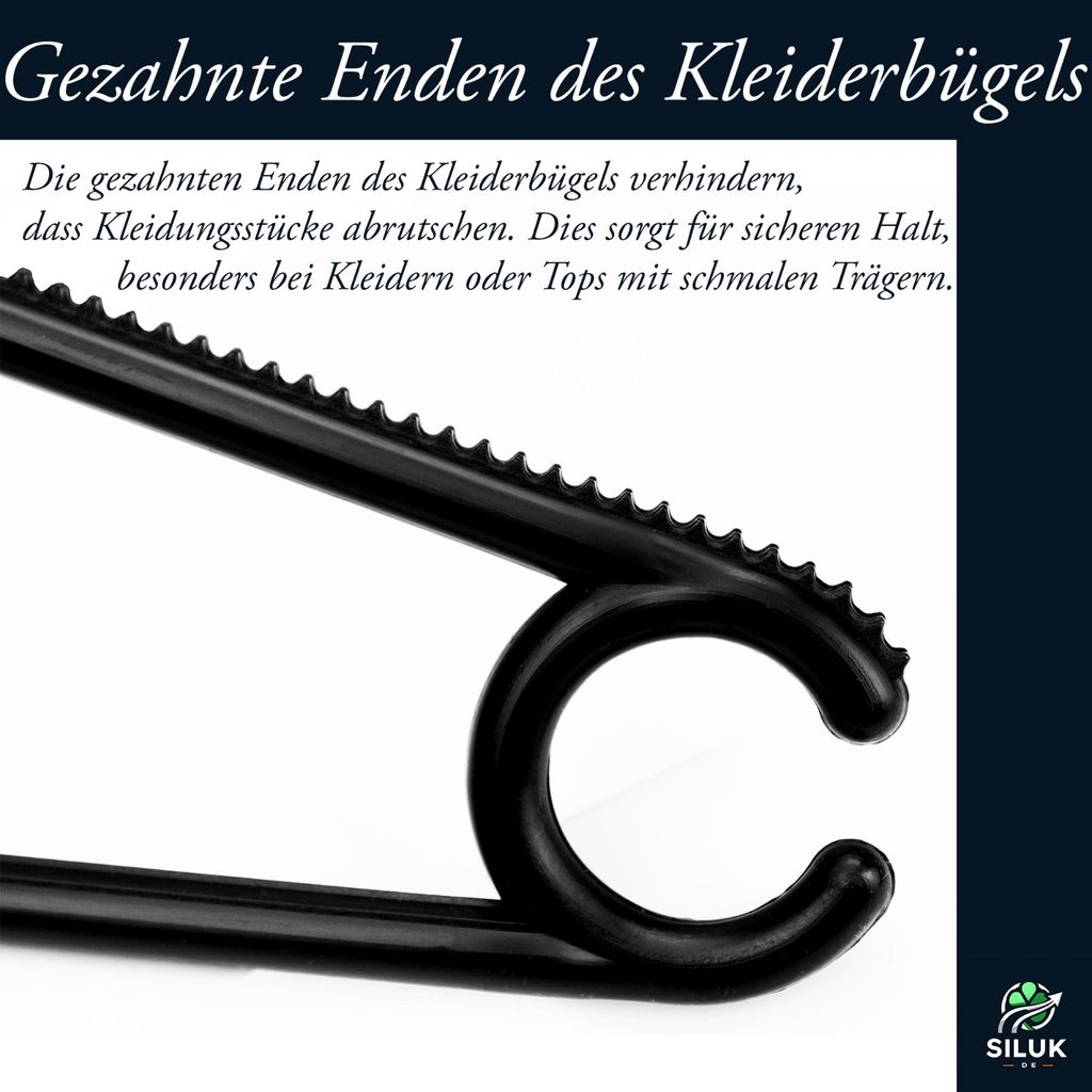 Siluk_ Kleiderbügel Wäschebügel Kunststoff drehbar Produktbild 4