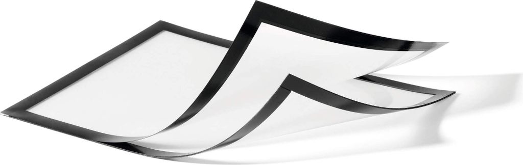 DURABLE Info-Rahmen DURAFRAME MAGNETIC PLUS A4 2 St., schwarz