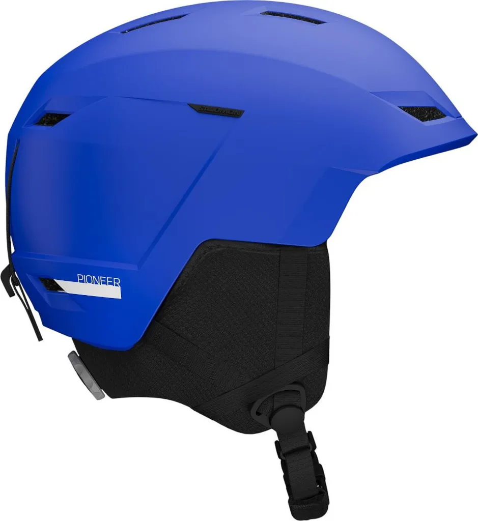 Casque de ski Salomon Pioneer LT Bleu 56-59 cm pour école de ski ado