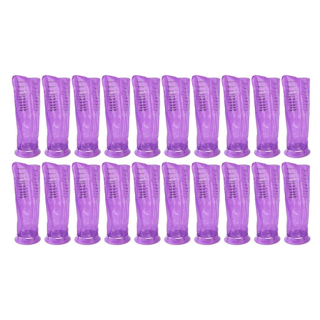 20Pcs Vomit Bag jednorázové auto cestovní zvracení Bag Obrázek produktu 