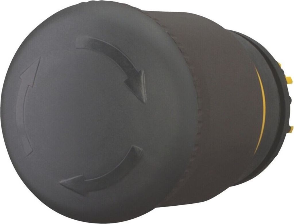 Eaton Pilzdrucktaste schwarz,D=22mm M22S-PVT