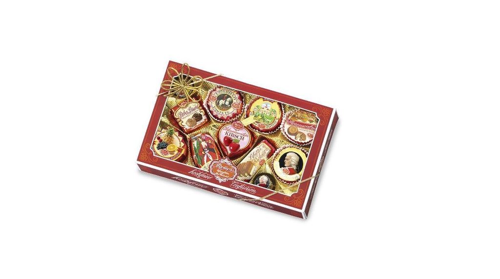 Reber Spezialitäten Kassette Geschenkverpackung Pralinen Produktbild 