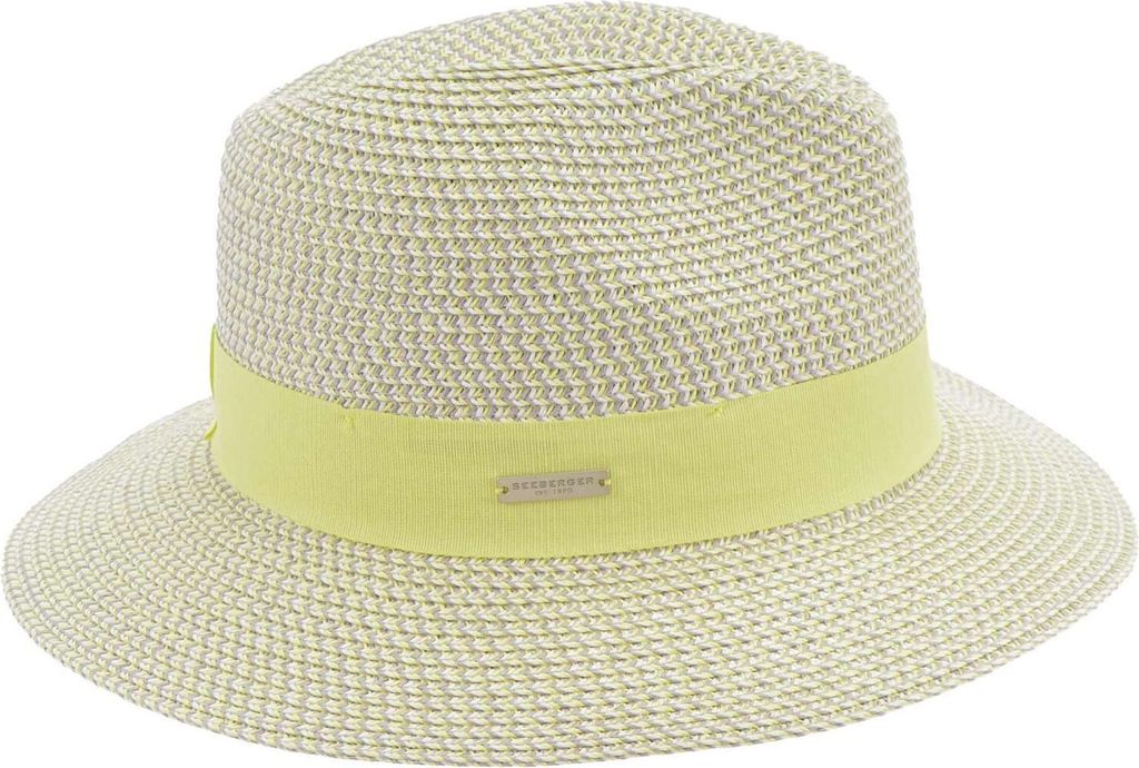 Seeberger knautschbarer Borten-Sommerhut Fedora mit UV-Schutz 30