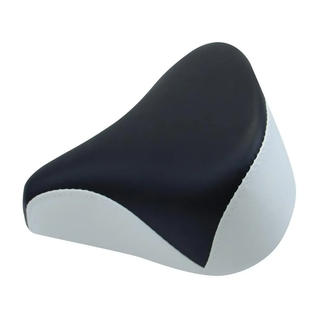 Selle Monark Mokick 22mm design rétro noir blanc haute densité