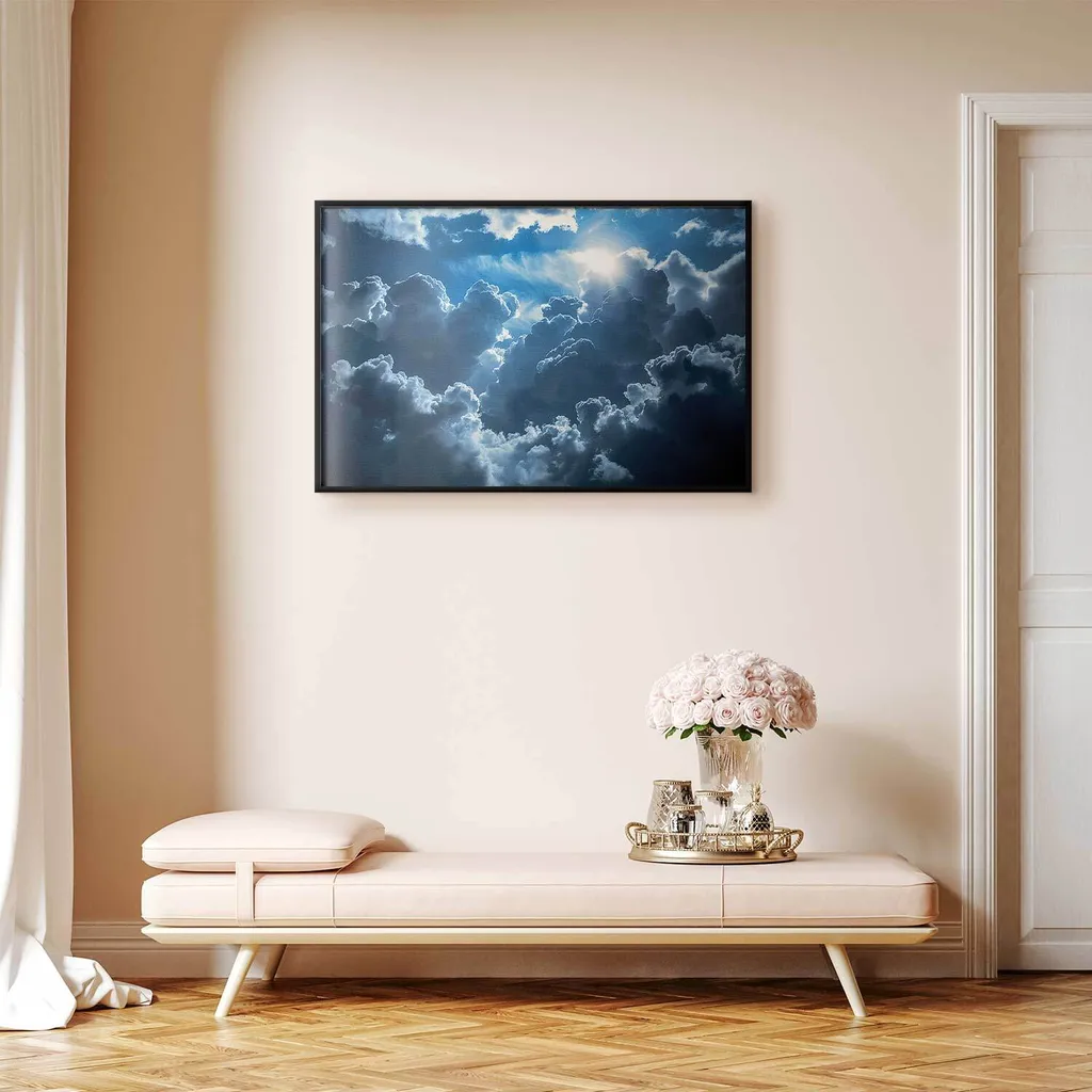 Poster 60x40 Scenario Animato Cornice Nera Qualità Premium Shop - 2