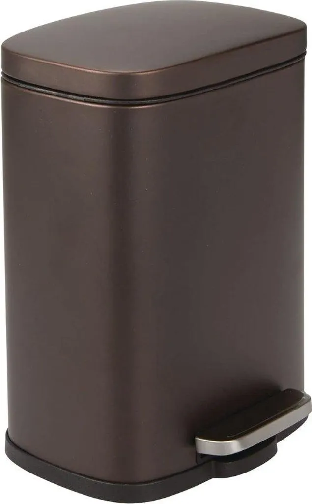Poubelle de bureau 5L compacte en inox pour tri des déchets et bureau