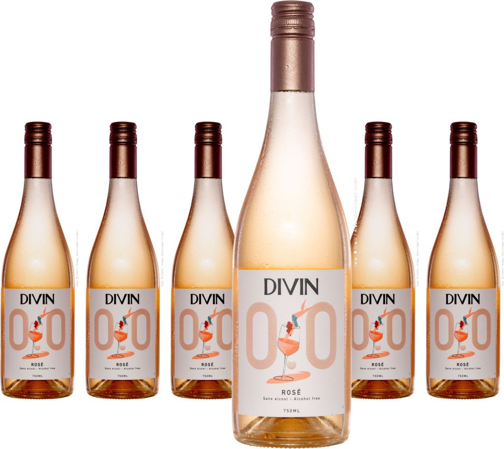 6 x Divin NoLow Divin Rosé 0.0%