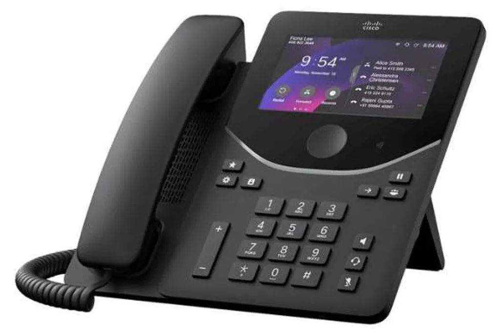 Cisco 9871 Téléphone IP Wi-Fi Écran 5 pouces Tactile et Bluetooth Noir