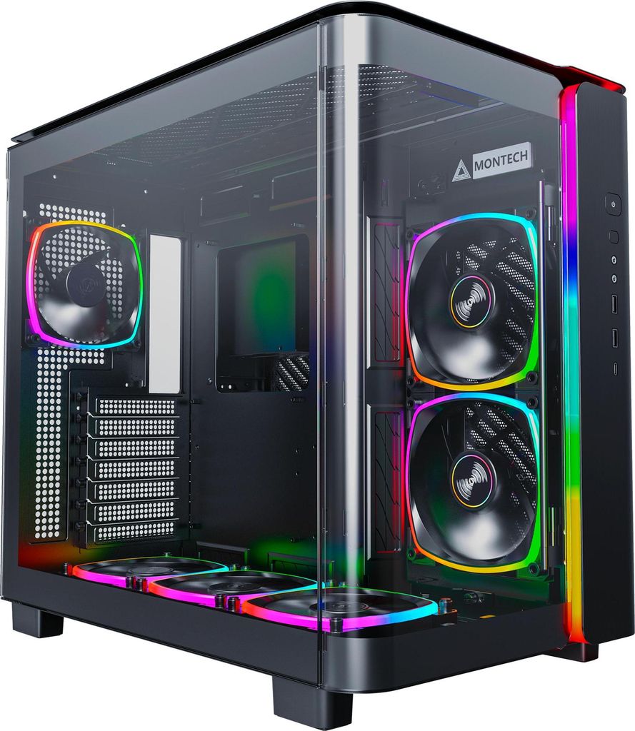 MONTECH KING 95 PRO Midi-Tower Tempered Glass ARGB - Obrázek produktu 