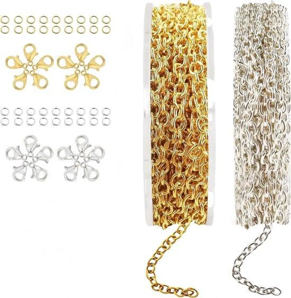 Lot de fermoirs de bijoux en métal - Accessoires de montage DIY