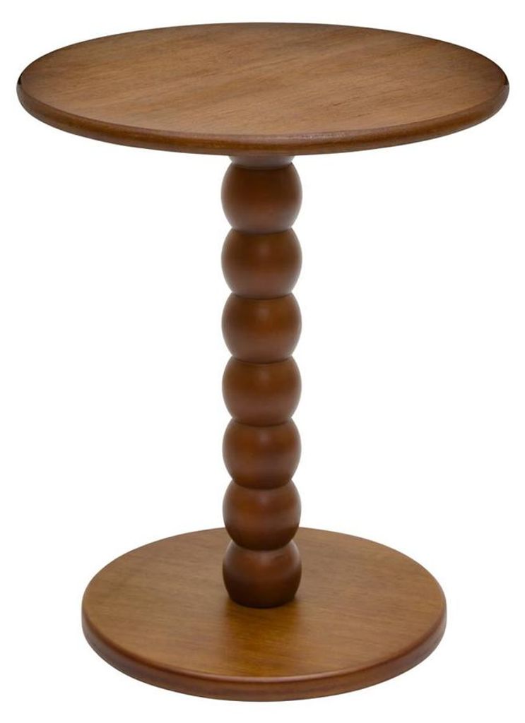Eazy Living Beistelltisch Ø 38 cm Faye Walnussfurnier Produktbild 
