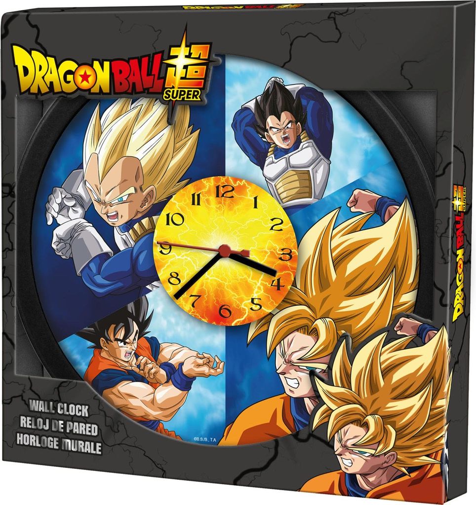 Dragon Ball nástěnné hodiny 25cm Bojovníci anime hodiny Obrázek produktu 
