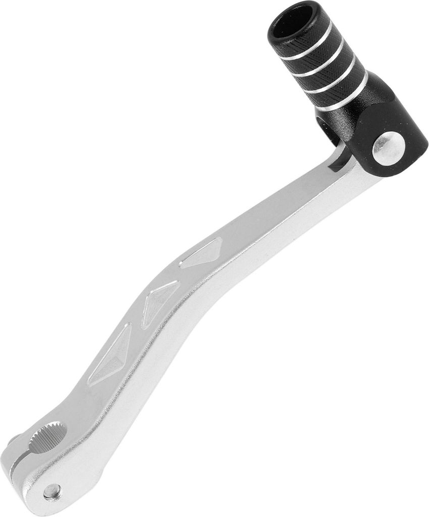 Faltbarer Motorrad-Gangschalthebel Für Yamaha TTR 50cc Aluminiumlegierung Pedal-Schalthebelarm Silberton Schwarzer Kopf Mit Silberton Ring