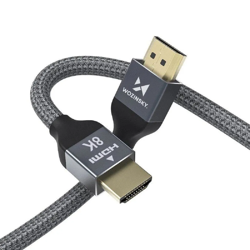 Wozinsky HDMI 2.1 8K Argento 2 Metri (WHDMI-20) - Il Miglior Rapporto Qualità Prezzo