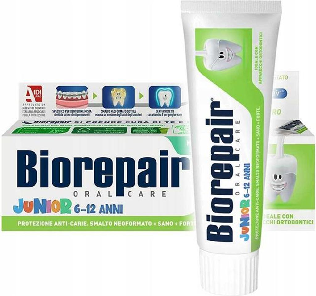Biorepair Junior Dentifricio 6-12 Immagine del prodotto 