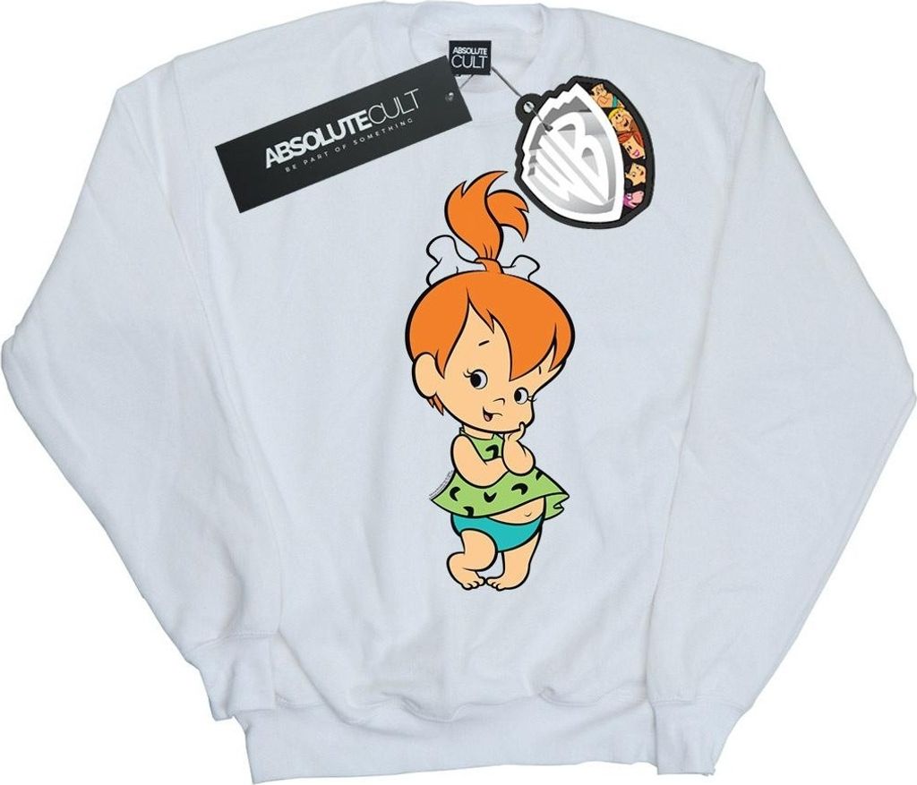 The Flintstones - Sweatshirt für Damen BI17377 (S) (Weiß)