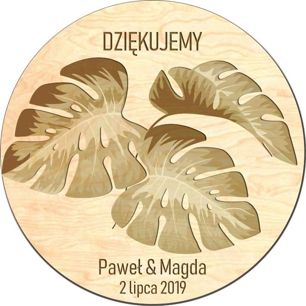 DANKE FÜR GÄSTE Hochzeit Taufe MAGNET MK23