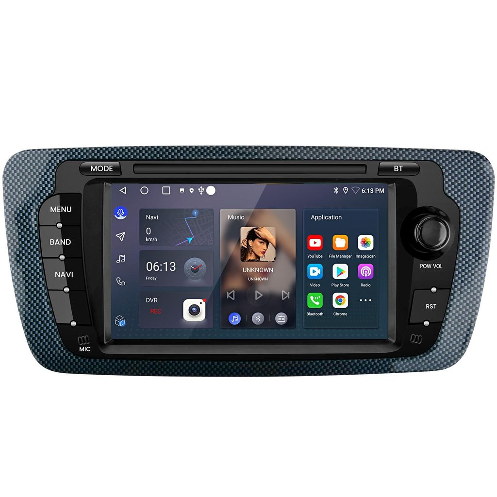 Hexinex 7 Zoll Android 15 Auto Radio für Seat Ibiza (2009-2013) 2GB+64GB, 4-Core, WLAN