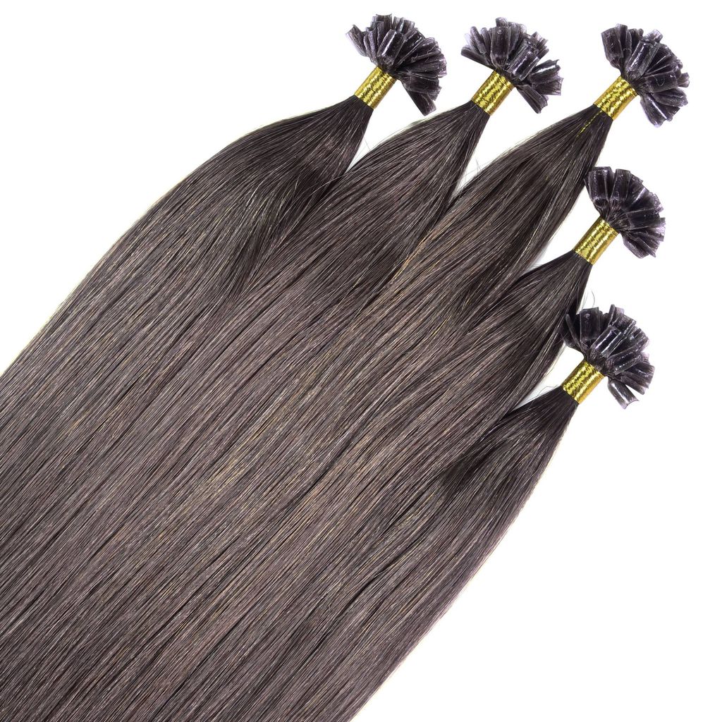 hair2heart Premium Human Hair Extensions straight - 25 Image du produit 