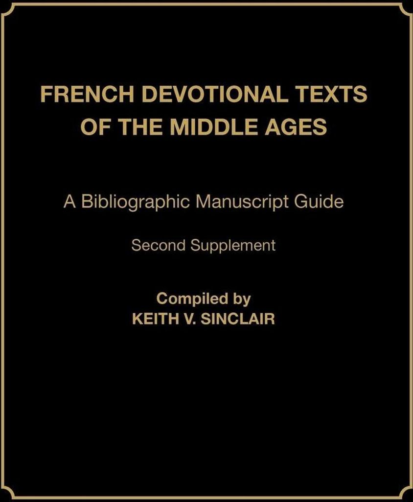 French Devotional Texts of the Middle Ages