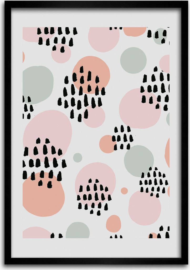 Bild - Bilderrahmen - Foto - 70 cm x 100 cm - MDF - Rahmen - Wandkunst - Abstrakter Hintergrund