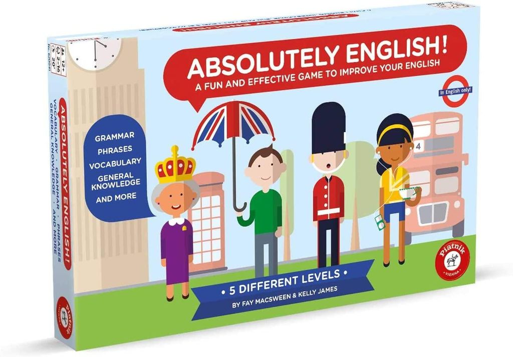 Piatnik - Absolutely English Neuauflage Lernspiel Produktbild 