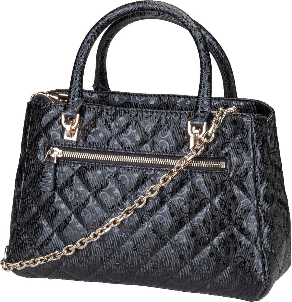 Open Road Shopper Lack Schwarz Tote Bag Guess Tasche