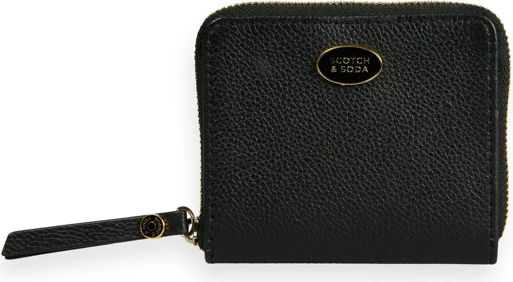Portefeuille Cuir Noir Scotch & Soda Idéal pour Homme Actif et Chic