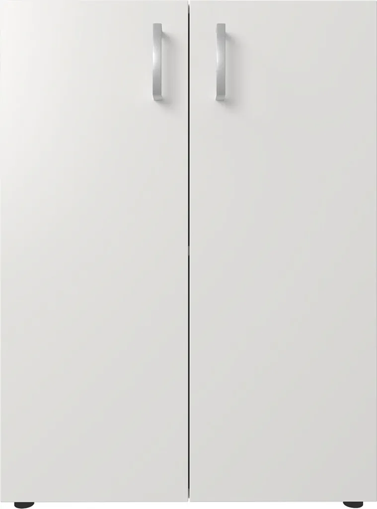 Armoire Trio Blanche Compacte 57x77cm - Stockage Dossiers et Classeurs
