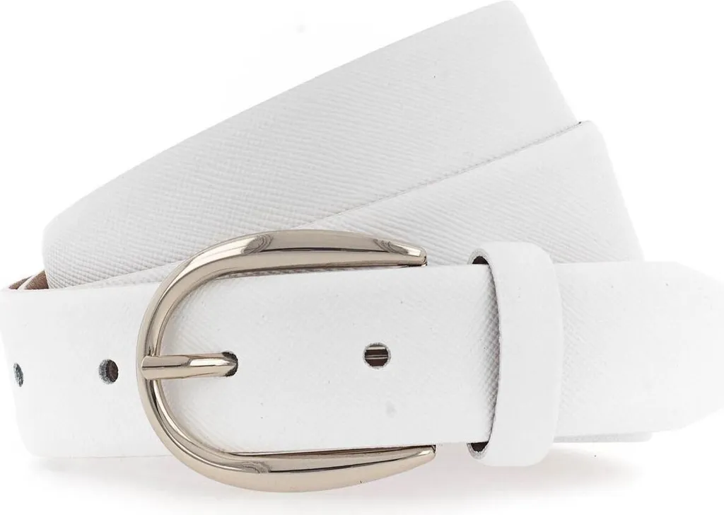 Vanzetti Cintura Bianca W90 30mm - Pelle di Alta Qualità Metzingen