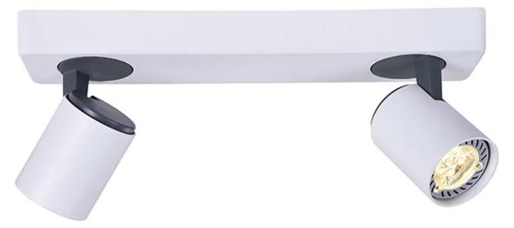 Spot de plafond pour couloir et cuisine ACA DISCO blanc 32 cm