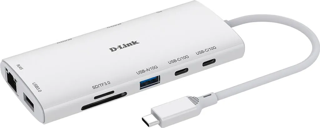 D-Link DUP-A01 Hub USB-C polyvalent 10-en-1 avec Power Delivery 100W Pro - 6